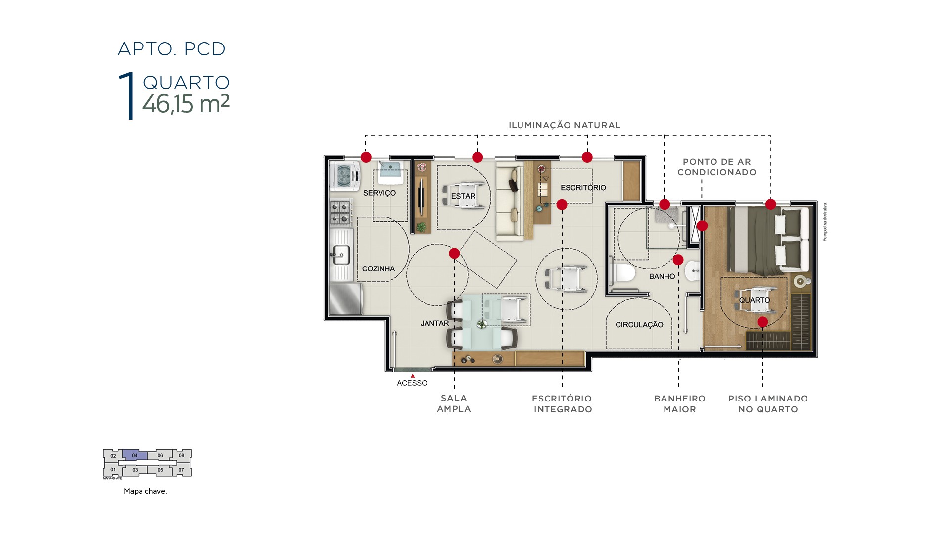 Empreendimento Condomínio Parque Alagoas Apartamento com 2 Quartos